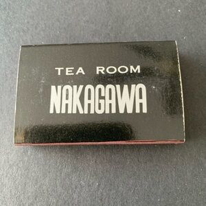 Vintage Japanese Matchbook Nakagawa Tea Room